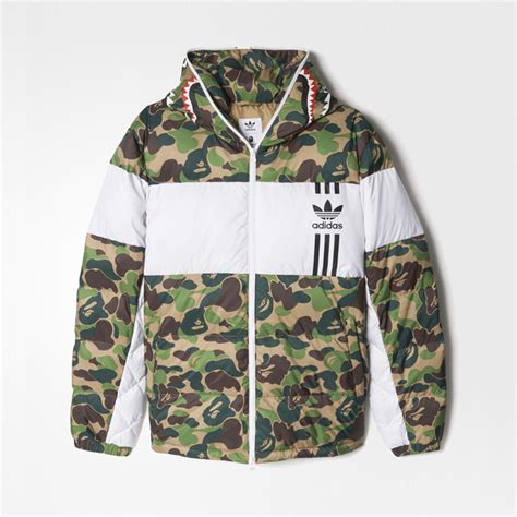 bape x adidas id96 down jacket replica